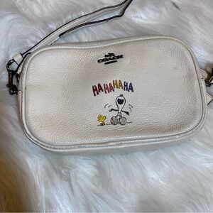 Coach White Crossbody Bag with Hawaii Graphic